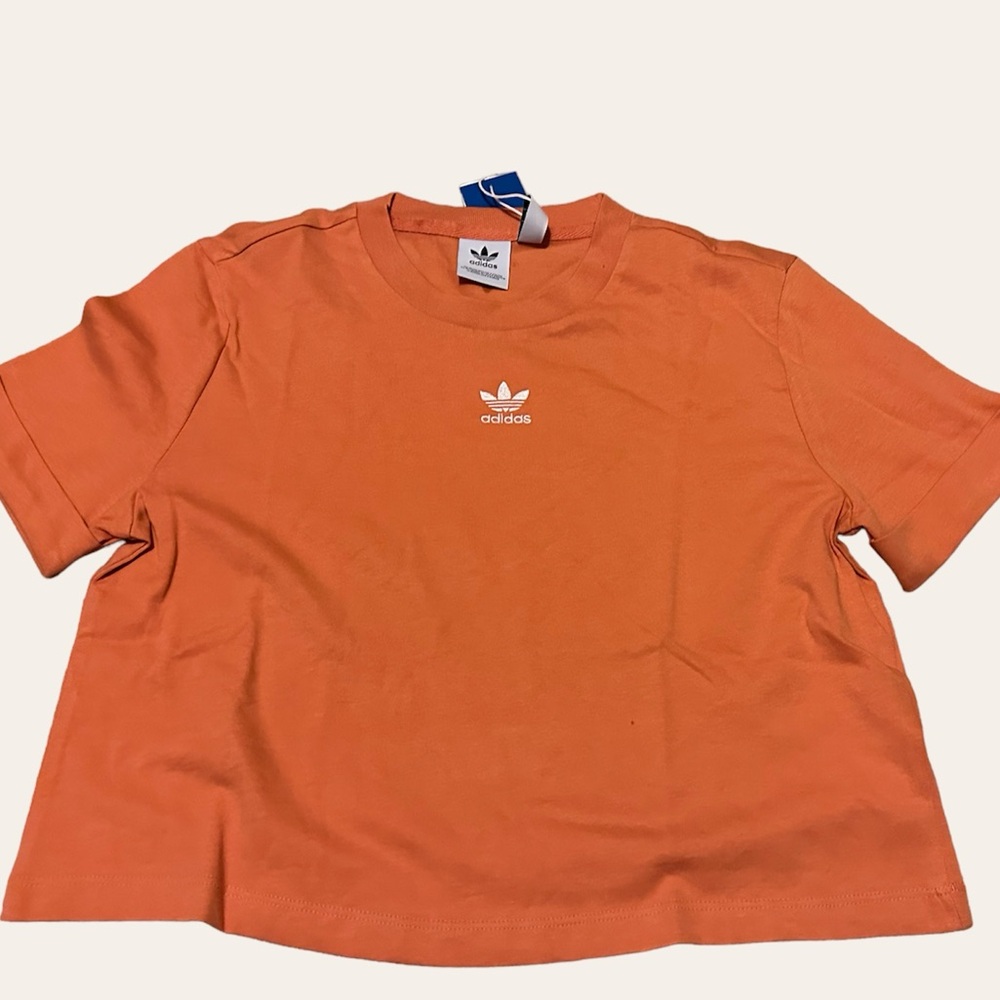 Adidas Orange Crop Top